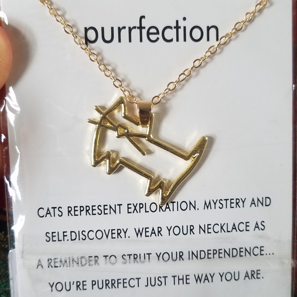 Every Cat is Unique Kitty Cat Charm Necklace